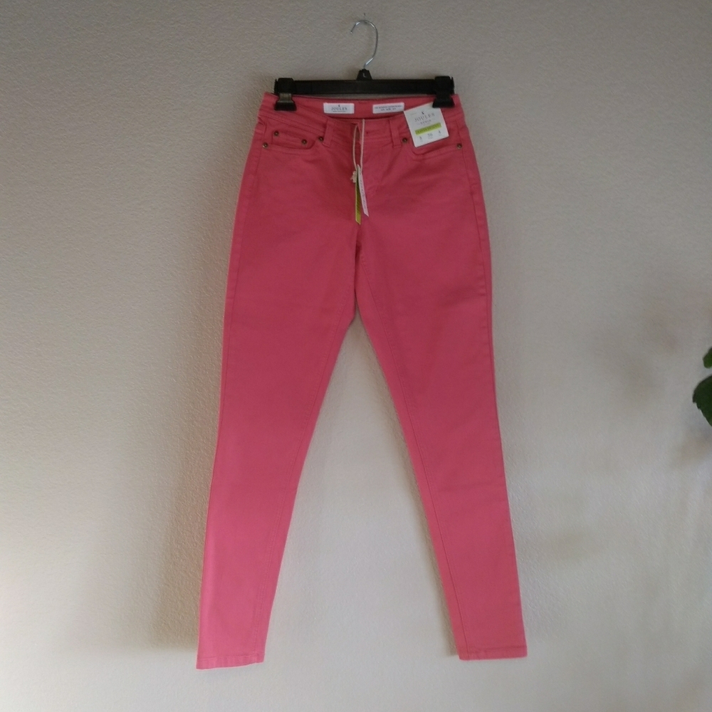 Joules Jeans Monroe Super Skinny Coral Pants